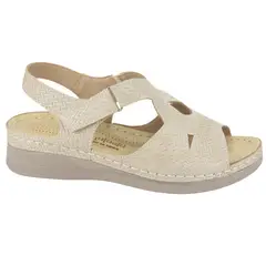 CHALADA - Sandalia Mujer Dorado Casual Didi-2