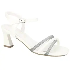 CHALADA - Sandalias Mujer 5-murcia-2 Blanco Plateado