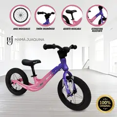 CONFORT KID'S - Bicicleta de equilibrio para Niños «TAMBOUR» Pink