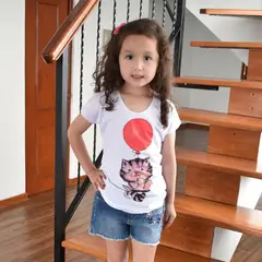 CRUZATO - Polo para niñas diseño novedoso BALL