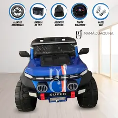 SUPER - Carro Todoterreno a Batería «LAURIEN» con Luces Led Blue