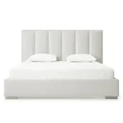 GENERICO - Cama Tapizada Listón Dalia Ivory Queen