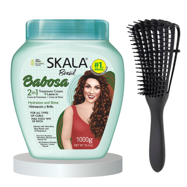 Crema de Tratamiento y Peinar Babosa - Aloe Vera - Hidratación