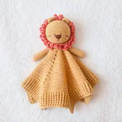 BE CRAFTY - Manta de Apego Muñeco de Compañía León Algodón Antialérgico