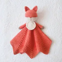 BE CRAFTY - Manta de Apego Muñeco de Compañía Zorro Algodón Antialérgico