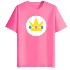 GENERICO - Polos Algodon Princesa Peach Peluche - Talla 6 hasta XL