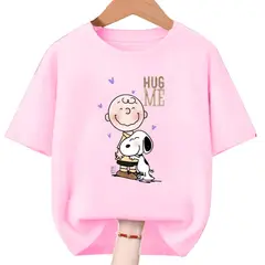 GENERICO - Polos Algodon Snoop Amigos Blanco - Tallas 6 hasta XL