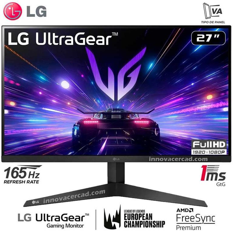 Monitor Ultragear 27GQ50F-B 27 FHD 1920 x 1080 1ms 165Hz