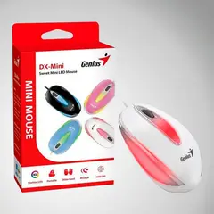 GENIUS - Mouse DX-Mini USB Blueeye RGB- Blanco