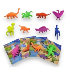 GENERICO - Pack 10 Dinosaurios que crecen en el agua ,Sorpresas