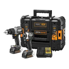 DEWALT - Taladro Percutor 12 + Atornillador 14 Bat y Carg x Mclaren