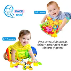 MEYING - Pack Niño - Cojín y Rodillo para la Estimulación Tummy Time