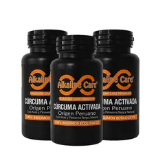 ALKALINE CARE - Cúrcuma Activada 300 Capsulas