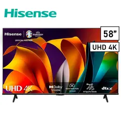 HISENSE - Televisor 58" Smart TV UHD 4K 58A6N 2024 con Alexa
