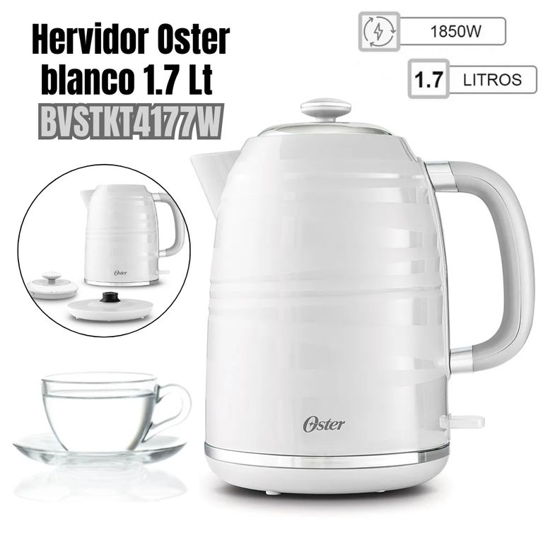 Hervidor Electrico Automatico 1.7 Litros - Blanco