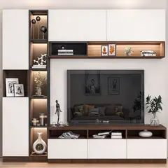 GENERICO - Centro de Entretenimiento Rabat 7 Repisas - Vintage