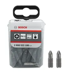 BOSCH - Puntas para Atornillar alta calidad PH2 x25mm / 25 Piezas 1/4"