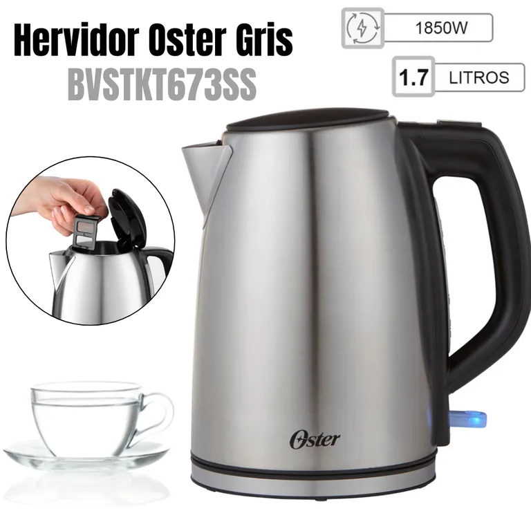 Hervidor Electrico Acero Inox de 1.7 Lt - BVSTKT673SS
