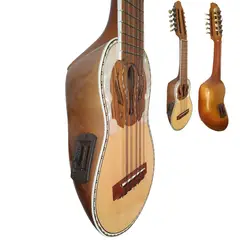 MALLKU - - Charango Semiprofesional De Fino Acabado + Funda
