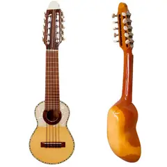 MALLKU - - Charango Semiprofesional De Fino Acabado + Funda