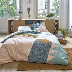 TU MESITA - Cabecera de cama con organizador Maya color Haya