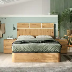 TU MESITA - Cabecera Minimalista Jordania color HayaBlanco