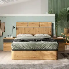 TU MESITA - Cabecera Minimalista Jordania color HayaNegro