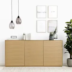 GENERICO - Aparador Moderno Akifumi Marrón R&R MUEBLES