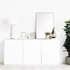 GENERICO - Aparador Moderno Akifumi Blanco R&R MUEBLES