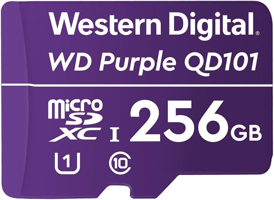 MEMORIA MICRO SD WERTERN DIGITAL DE 256GB QD101 PURPURA