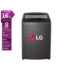 LG - Lavadora 16 Kg Carga Superior Inverter WT16BVTB 2024
