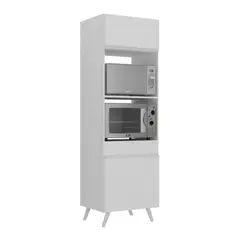 TU MESITA - Mueble para Microondas Aries color Blanco 2 puertas