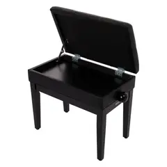 QUIKLOK - BANQUETA CON COMPARTIMENTO PARA PIANO QUIK LOK PB106 NEGRO