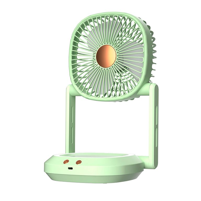 Ventilador con luces plegable cuadrado