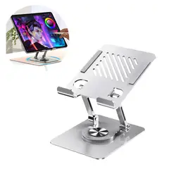 GENERICO - Soporte Corporativo Para Tablet Ipad De Aluminio Rotación 360 Grados
