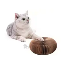 RYBIU IMPORT - Raspador Entretenido de Mininos Marron Y+Post-it Adhesivos