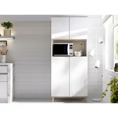 TU MESITA - Estante Contemporáneo Namora Marrón 110 cm