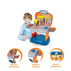 GENERICO - Juego de Mecanico en Caja Multicolor Y+Regalo Stickers