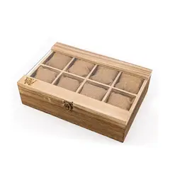 GENERICO - Organizador de Lujo para 8 Relojes - Material madera