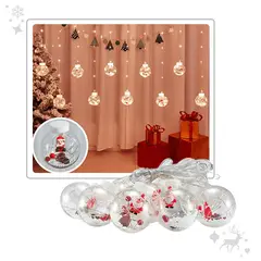 GENERICO - Cascada esfera PAPA NOEL 3 mts