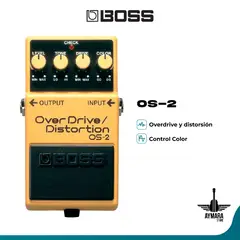 BOSS - OS-2 - Pedal de Guitarra OverDriveDistortion