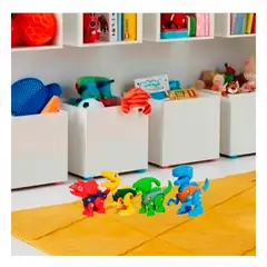 GENERICO - Jueguete de 4 Set en Multicolor Y+Regalo Ligas para Peinar