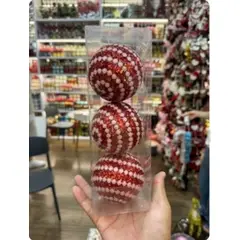 GENERICO - SET X3 BOLSA NAVIDEÑA BRILLO