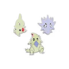 POKEMON - Center Larvitar Pupitar Tyranitar Set Pin