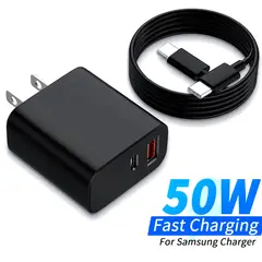 GENERICO - Cargador para Samsung Dual 50w - PD Adapter 25W NUEVO-CAJA