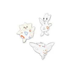POKEMON - Center Togepi Togetic Togekiss Set Pin