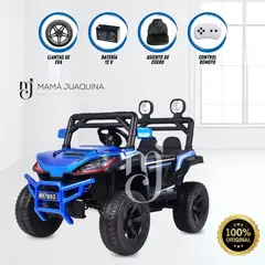 KING - Carro a Batería 4 x 4 «NEFERX» con Control Remoto Blue