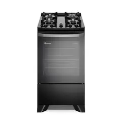ELECTROLUX - Cocina 4 Quemadores Negro con Mesa de Vidrio (FE4GP).