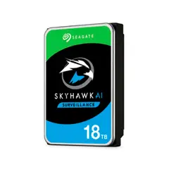 SEAGATE - DISCO DURO SKYHAWK AI 18TB CACHE 256MB PN ST18000VE002