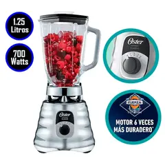 OSTER - LICUADORA BLST4655 700 WATTS 3 VELOCIDADES CROMADO